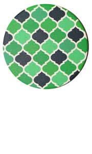 りっぷうや 珪藻土コースター Moroccan Style グリーン