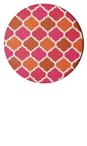 りっぷうや 珪藻土コースター Moroccan Style ピンク
